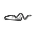 Ferm Living Toilettenpapierhalter Curvature Schwarz