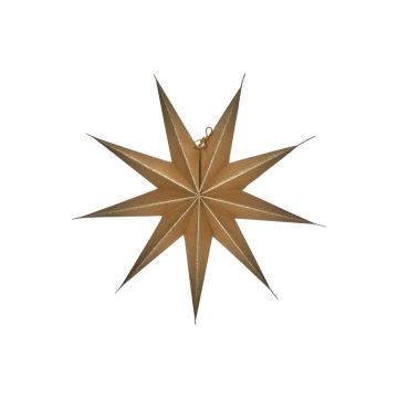 House Doctor Stern 9 Punkte Natur Champagner Ø45 cm