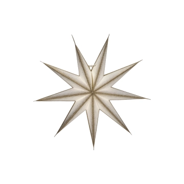 House Doctor Stern 9 Punkte Rohweiß Champagner Ø45 cm