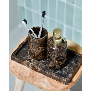 House Doctor Dekorationsplatte Able Braun