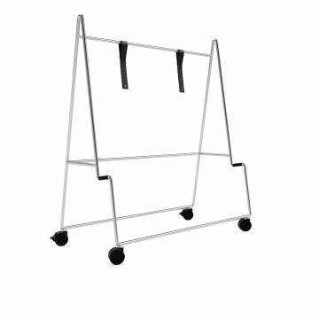 BITTE WARTEN SIE, um PLATZ zu NEHMEN TV-Ständer mit Rädern