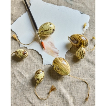 House Doctor Osterdekoration Marble Gelb