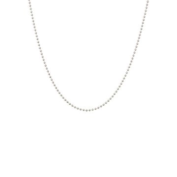 Camille Brinch Texturierte Punkte Halskette Silber