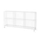Kalager Grid Showcase mit Beinen - Weiß