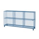 Kalager Grid Showcase mit Beinen - Pastellblau