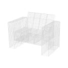 Kalager Loungestuhl - Weiß