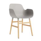 Normann Copenhagen Form Armchair Stuhl Eiche - Warmes Grau