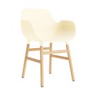 Normann Copenhagen Form Armchair Stuhl Eiche - Creme