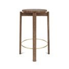 Audo Copenhagen Passage Theke - Walnuss & Messing Ring