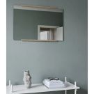 Moebe Rechteckiger Wandspiegel 50 x 70 cm - Schwarz