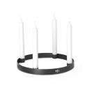 Ferm Living Circle Kerzenhalter Schwarz - Klein