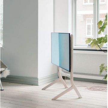 Pedestal Hopper TV Ständer Light Oak