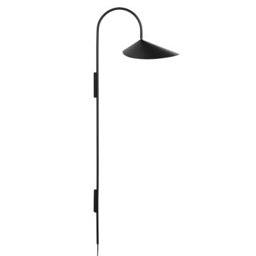 Ferm Living Arum Wandleuchte Tall Black Swivel