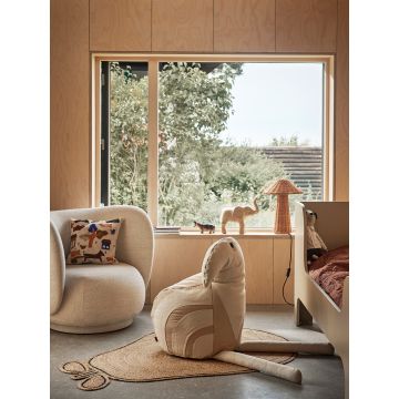 Ferm Living Birnen Geflochtener Jute Teppich Natur