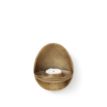 Ferm Living Agapé Wand Teelichthalter Messing