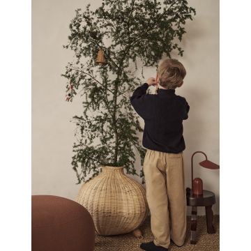 Ferm Living Geflochtene Glockenanhänger 3er-Pack