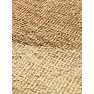 Ferm Living Studie Teppich 140 x 200 Natur/Off-Weiß