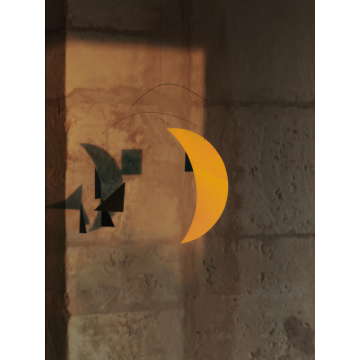 Ferm Living Phase Mobile Schwarz/Gold