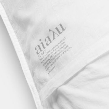 Aiayu Kissenbezug Weiß 60x63