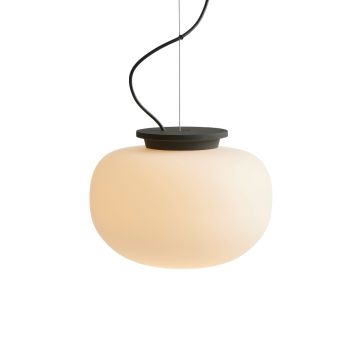 Frandsen Supernate Anhänger Ø28 Opal Weiß & Schwarz