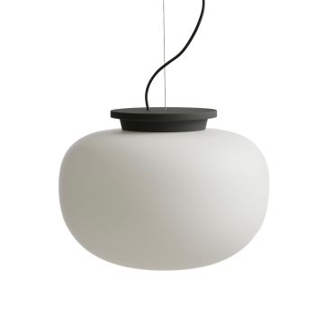 Frandsen Supernate Anhänger Ø38 Opal Weiß & Schwarz