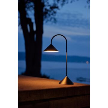 Frandsen Grasp Tragbare Lampe H47 Matt Schwarz