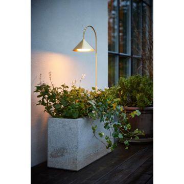Frandsen Grasp Gartenlampe mit Spieß H60 Massivmessing