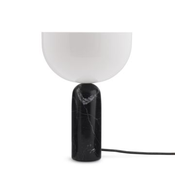 New Works Kizu Tischlampe Schwarzer Marmor Klein