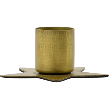 House Doctor Kerzenhalter Stage Antik Messing Set aus 6