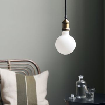 House Doctor Fliegen, Stoffkabel mit Messingfassung