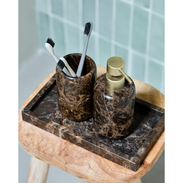 House Doctor Dekorationsplatte Able Braun