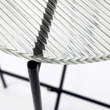 House Doctor Beistelltisch Tamu, Schwarz Hoch