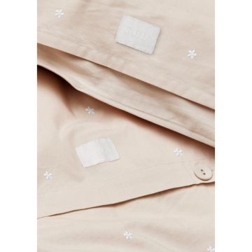 Juna Daisy Sengetøj Sand/Hvid