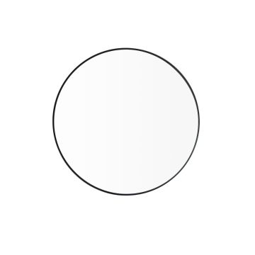 Blomus Rim Wandspiegel Schwarz Ø50