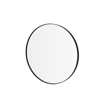 Blomus Rim Wandspiegel Schwarz Ø50