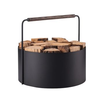 Blomus Ashi Holzkorb L Braun Eiche