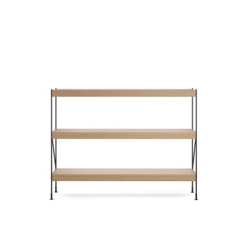 Audo Copenhagen Zet Aufbewahrungssystem H 114 Schwarzstahl