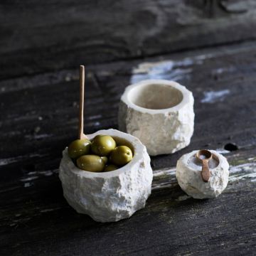 Muubs Kerzenhalter Batu Creme