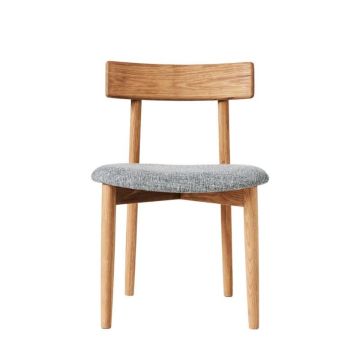 Muubs Esszimmerstuhl Tetra Natur Öl Beton