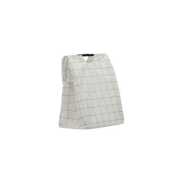 House Doctor Wäschesack Squares Weiß