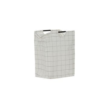 House Doctor Wäschesack Squares Weiß