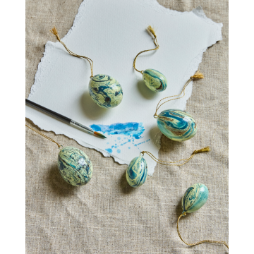 House Doctor Osterdekoration Marble Blau