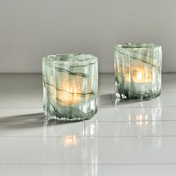 House Doctor Teelichthalter Curl Grün