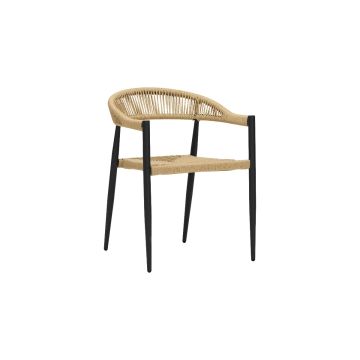 House Doctor Stuhl Coon Natur Schwarz