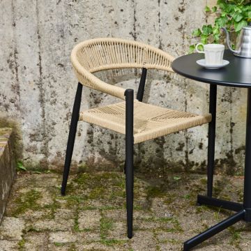 House Doctor Stuhl Coon Natur Schwarz