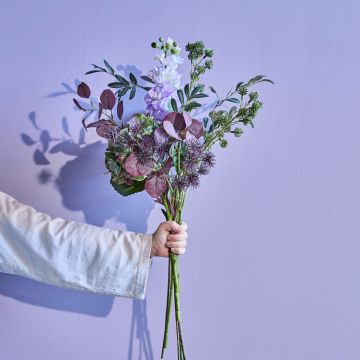 House Doctor Künstlicher Blumenstrauß Ruhig Lila Multi