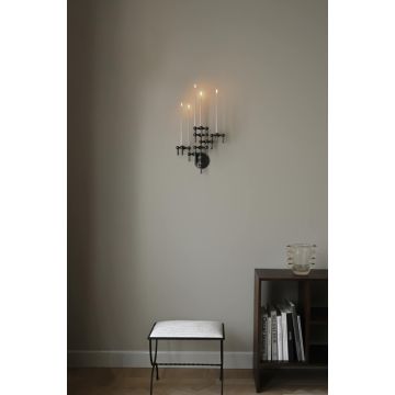 STOFF Nagel Vægophæng Sort Krom