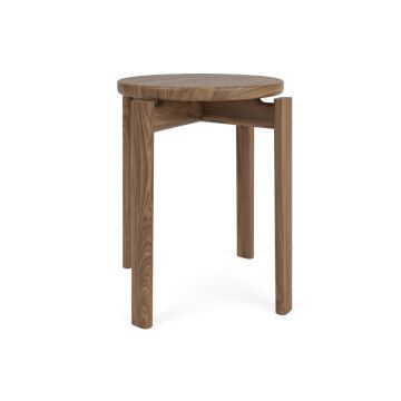Audo Copenhagen Passage Hocker Walnuss