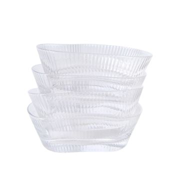 Muubs Snack Schale 4 Stk Reif Klar S