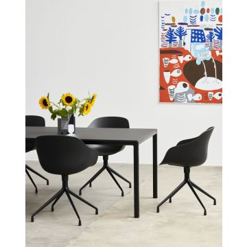 HAY AAC 220 About A Chair Schwarz Pulverbeschichtet